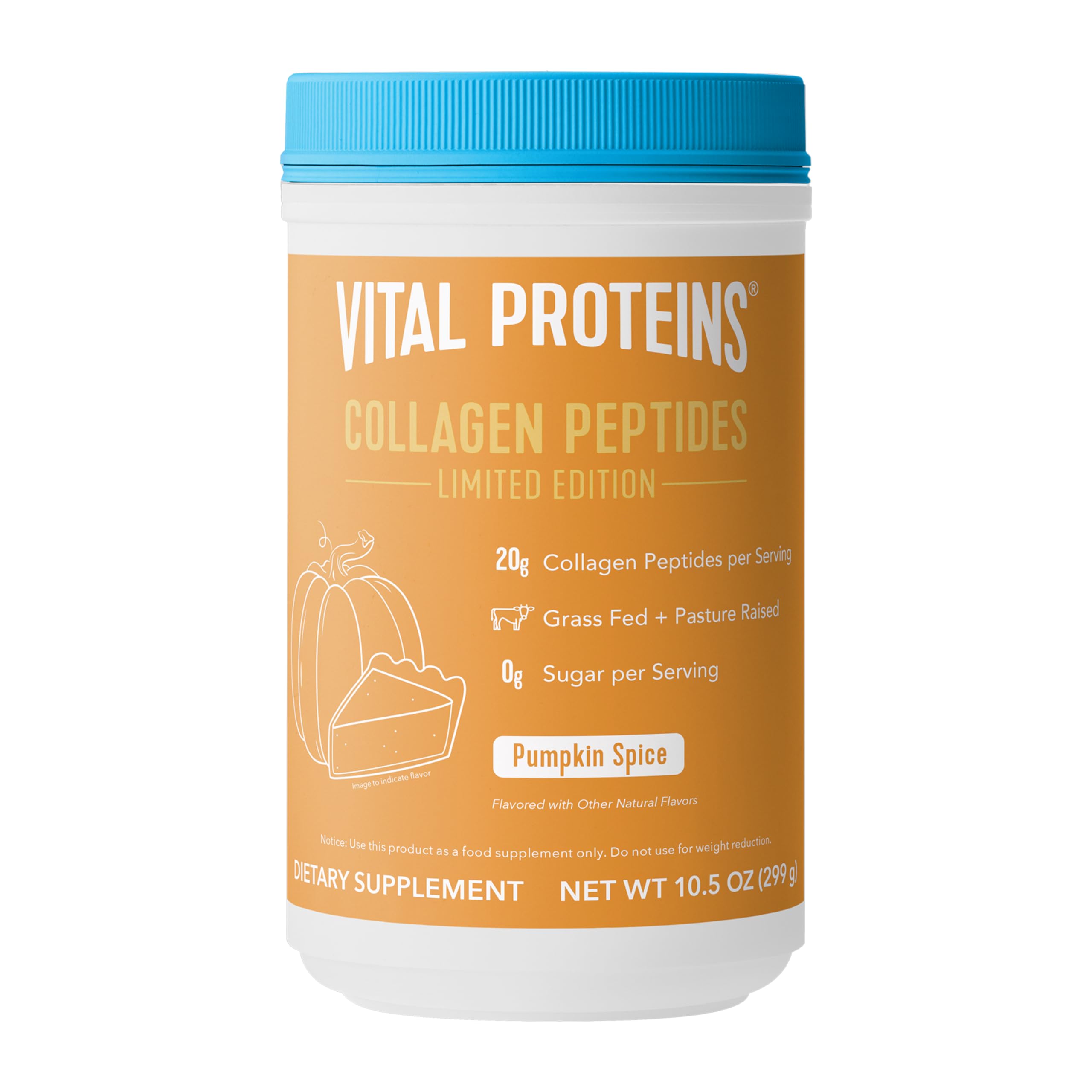 Pumpkin Spice Collagen Peptides Hair Skin Joint Support