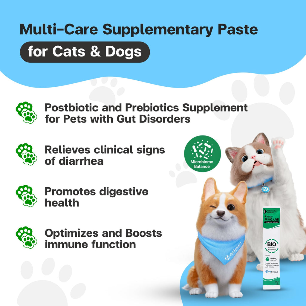 Gut Health Probiotic Paste for Dogs & Cats – Anti-Diarrhea 30 Sachets