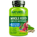 Men's 50+ Whole Food Multivitamin – Organic Herbs, Vegan, Energy & Heart Health, 120 Capsules