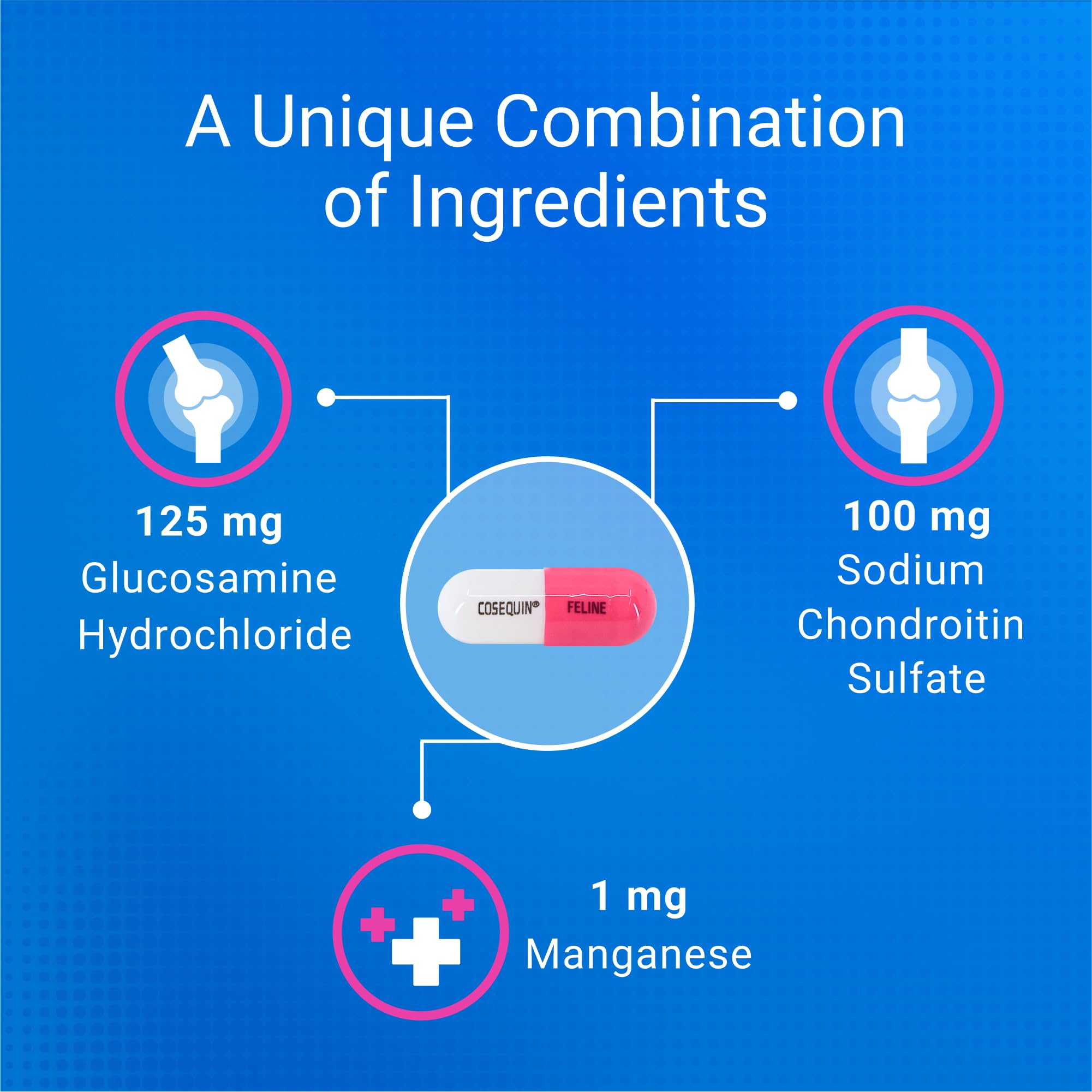 Joint Sprinkle Capsules for Cats – Glucosamine, Chondroitin & Omega-3 80ct