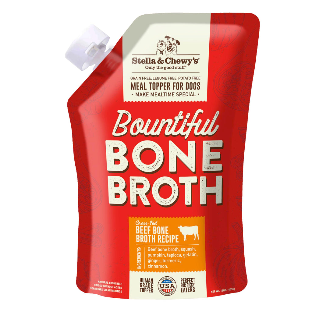 Grass-Fed Beef Bone Broth for Dogs – Collagen & Turmeric 16oz