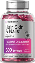 Hair Skin Nails Vitamins Biotin Collagen 300 Softgels