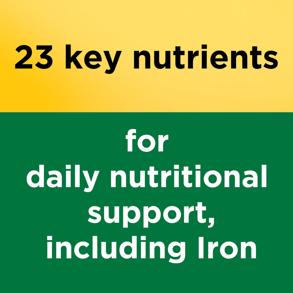 Adult Multivitamin Tablets with Iron Daily Support 130 Count