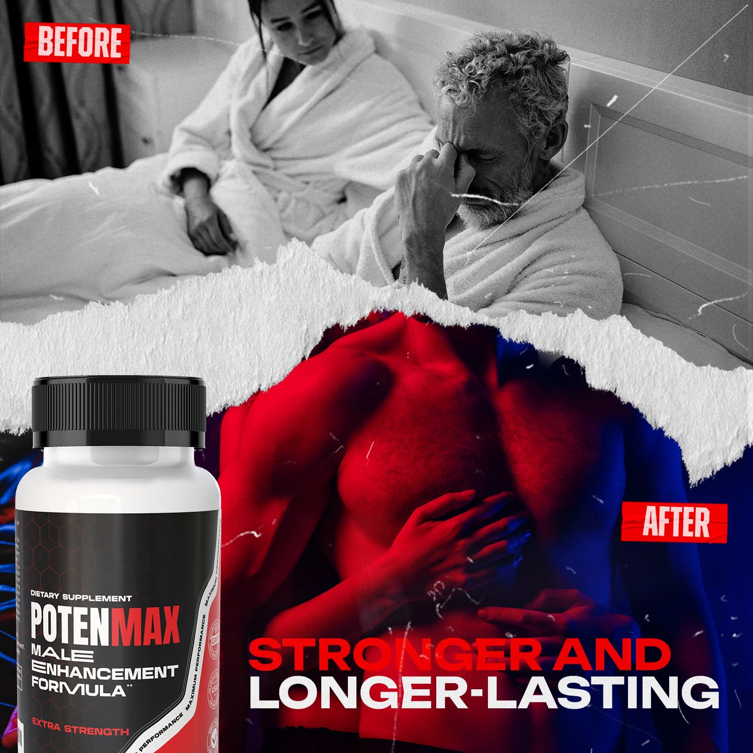 Male Libido Booster Supplement – Stamina & Performance, 60 Ct