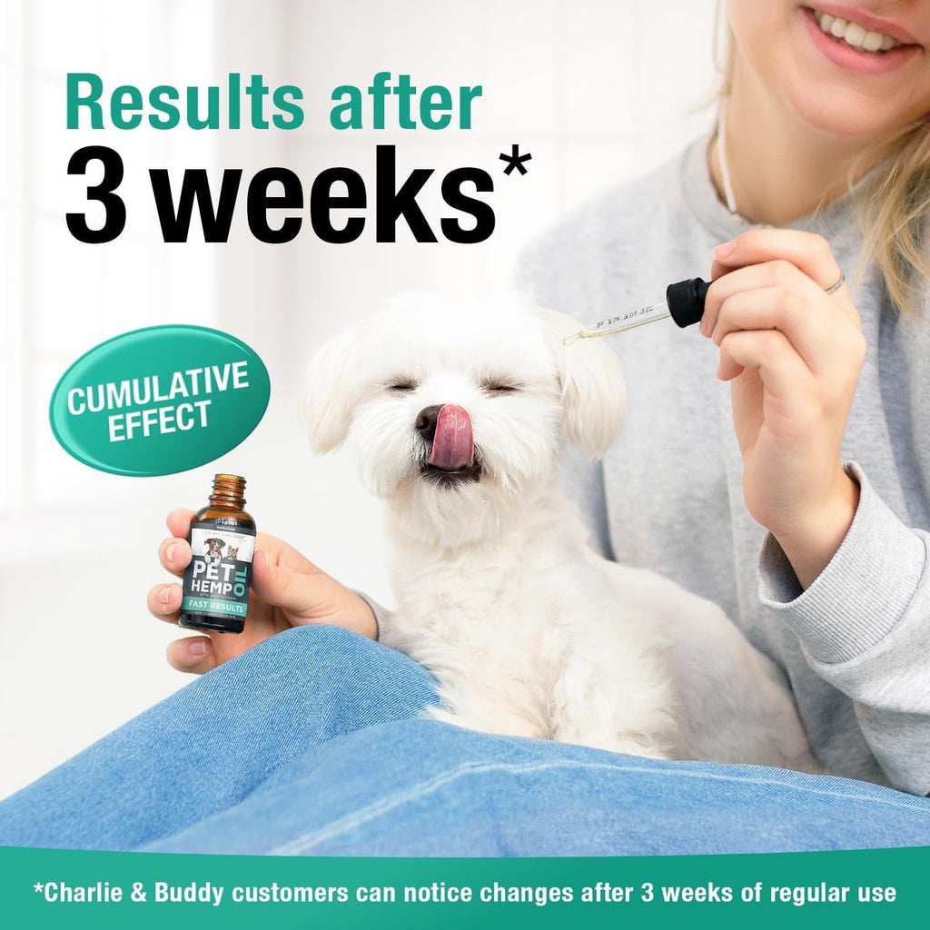 Hemp Oil Drops for Dogs & Cats – Anxiety, Joint & Calm Support