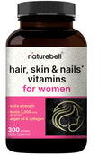 Hair Skin Nails Vitamins Biotin Collagen Keratin 300 Softgels