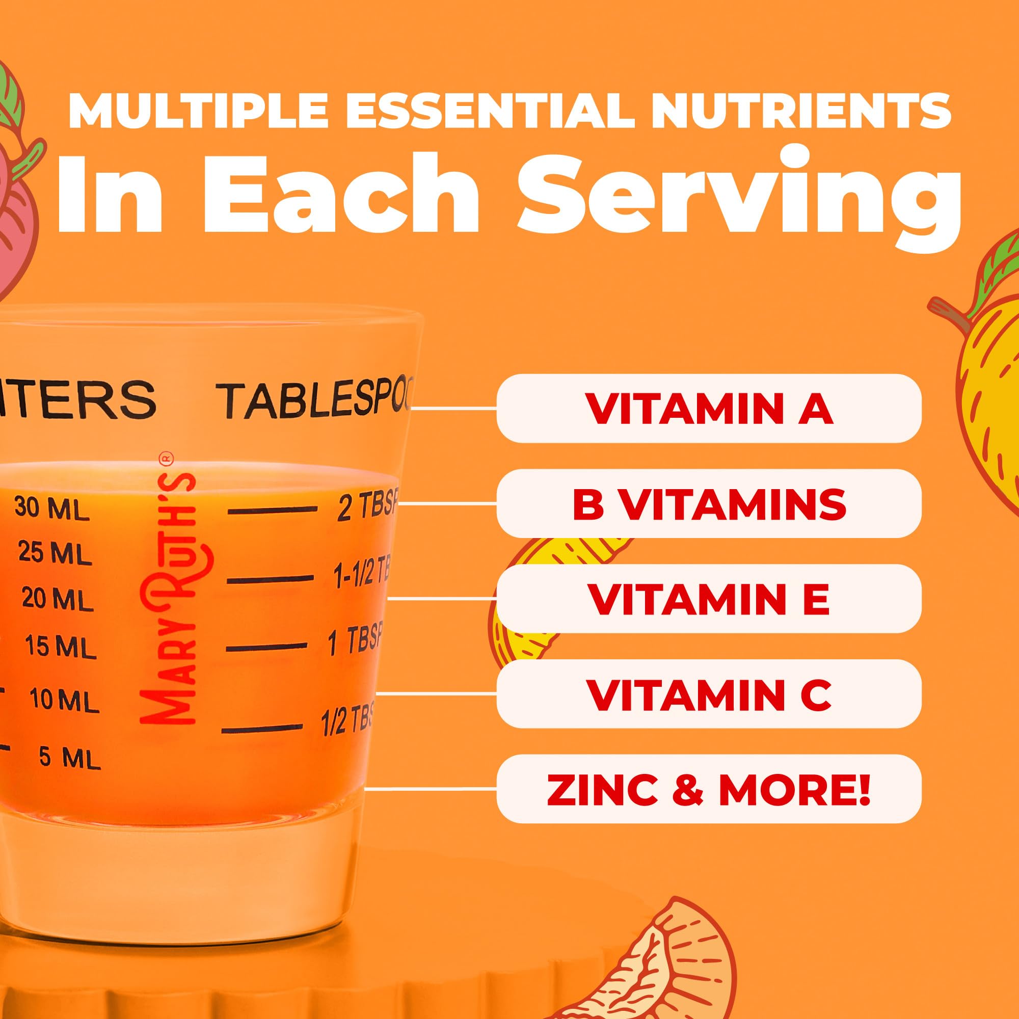 Liquid Multivitamin Hair Growth Biotin 10000mcg 15.22 oz