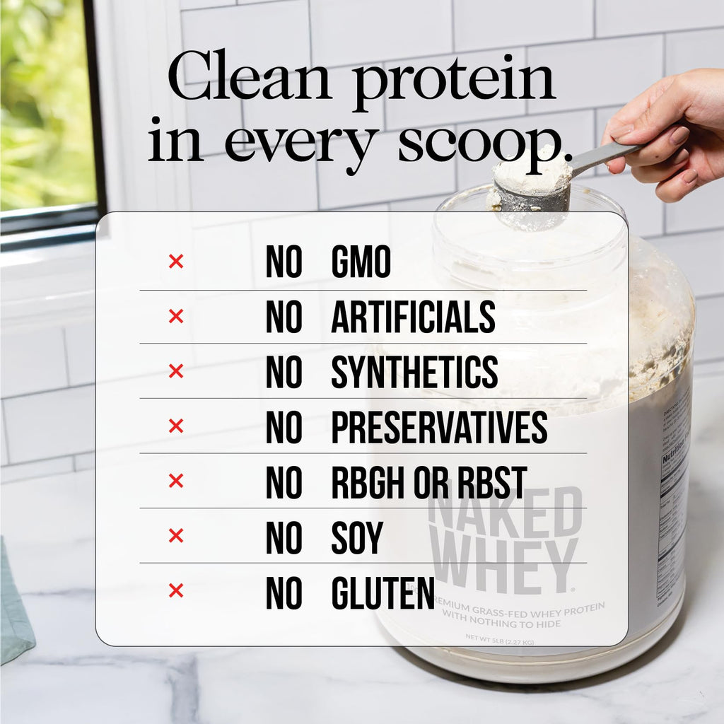 Grass Fed Whey Protein Vanilla 3 Ingredients 24 Servings