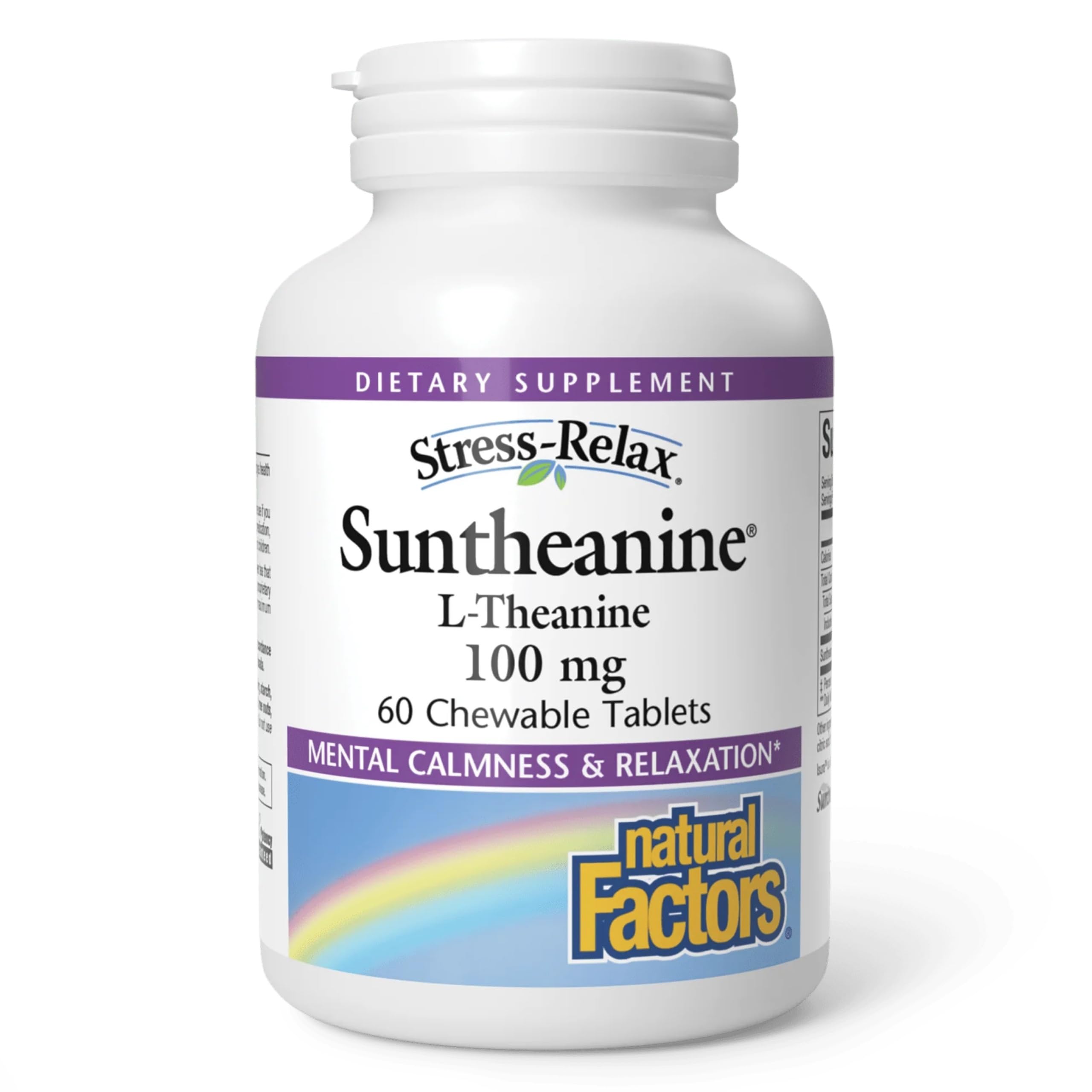 L-Theanine 100mg Chewable Tablets – Calm & Relaxation Support