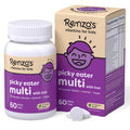 Kids Multivitamin with Iron Dissolvable Zinc Vitamin C 60 Count - Green Apple