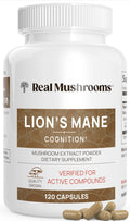 Lion’s Mane Mushroom Capsules for Cognition, Focus & Brain Support 120 Ct