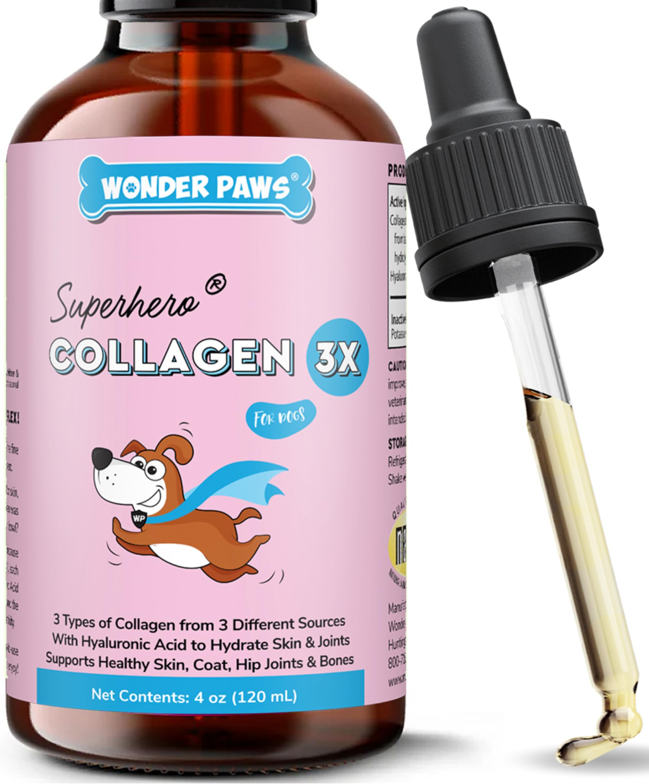 Liquid Collagen Supplement for Dogs – Skin, Coat & Joint Support