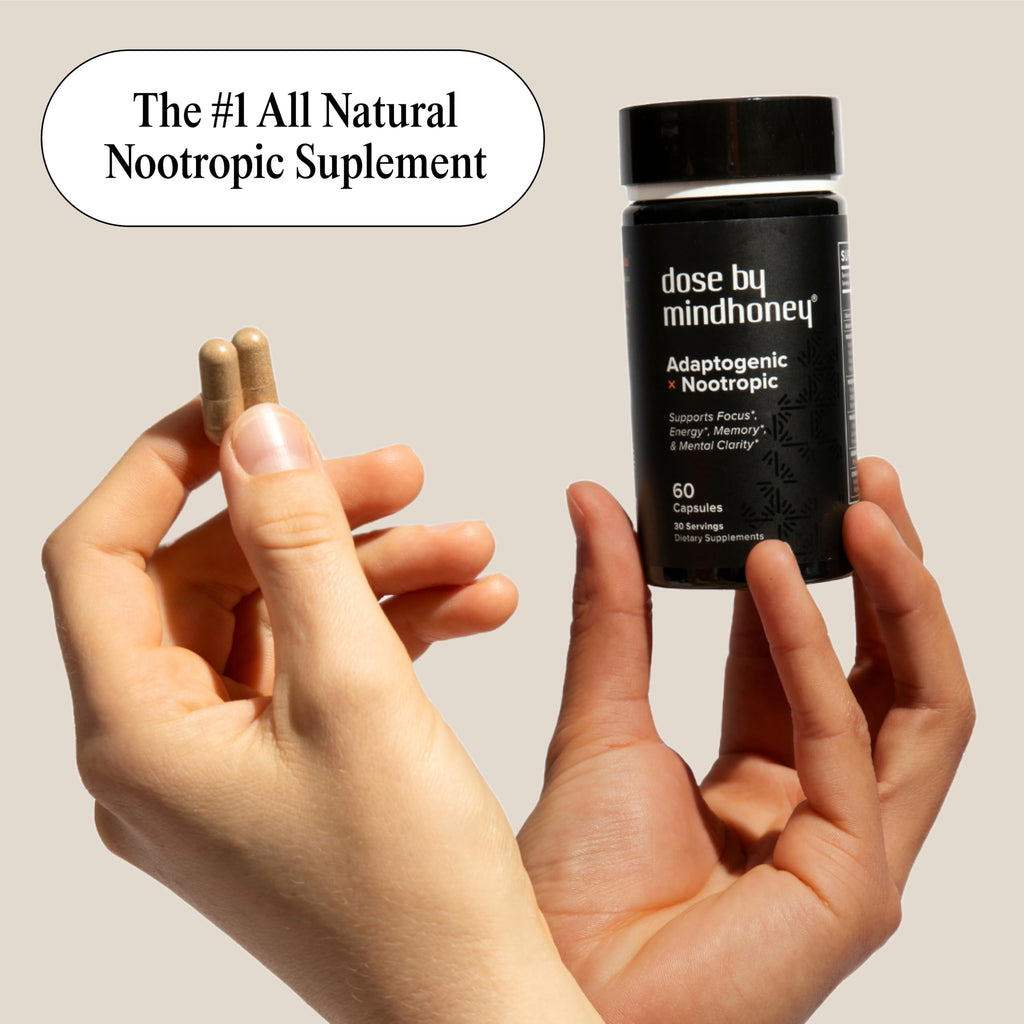 Nootropic Brain Supplement with Lion’s Mane for Focus, Mood & Memory Support