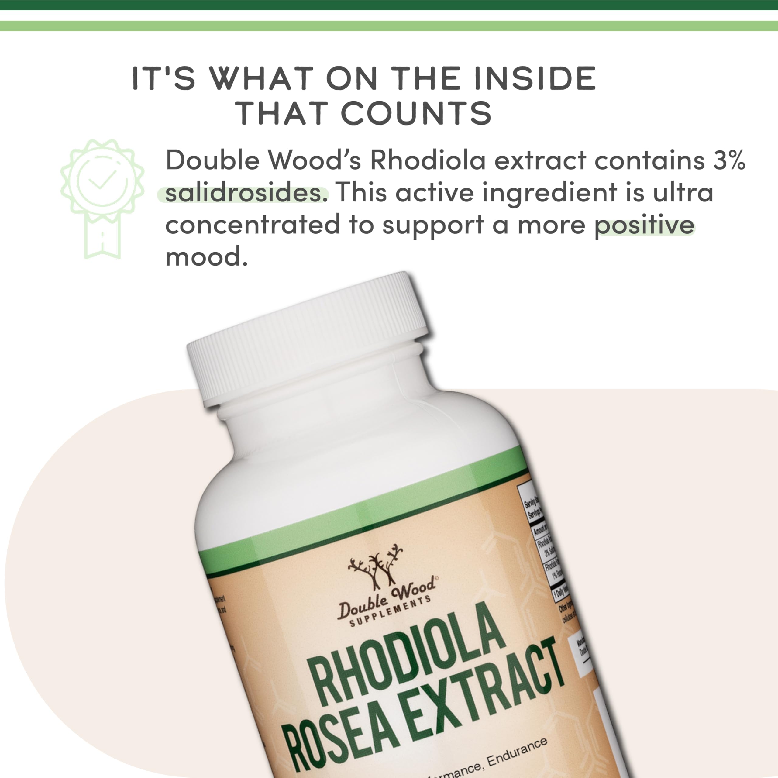 Rhodiola Rosea 500mg Capsules for Stress, Energy & Performance Support