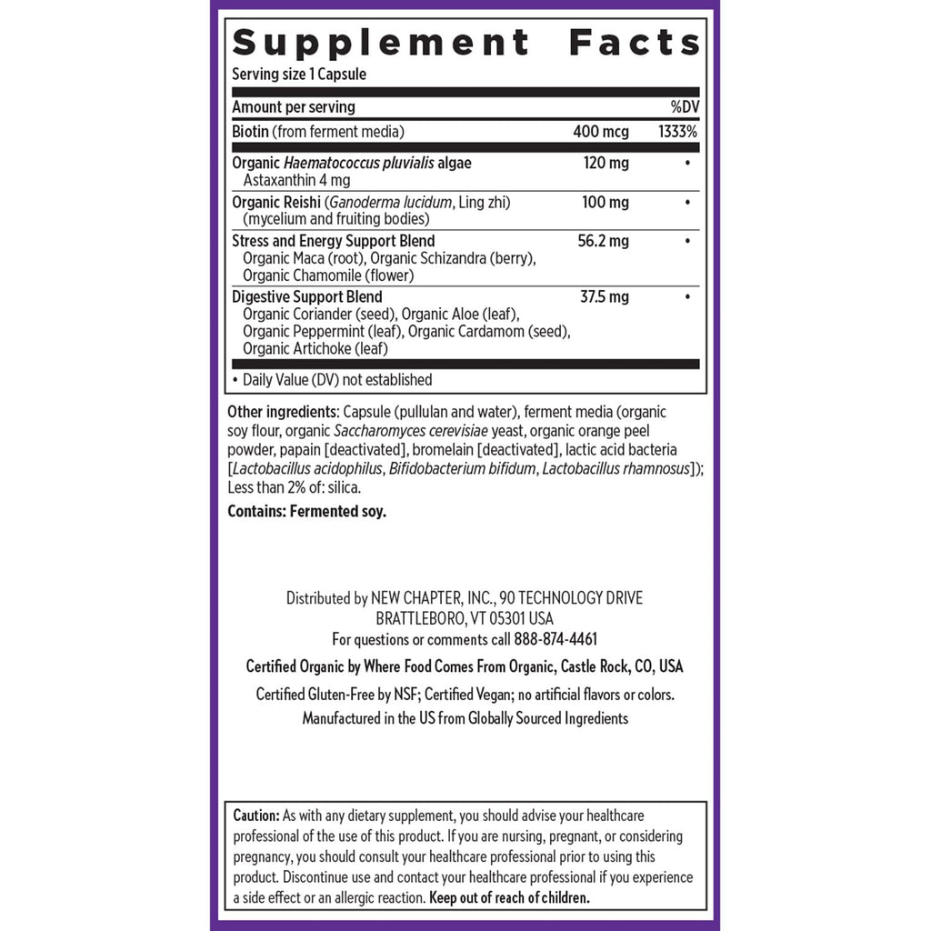 Biotin Hair Skin Nails Vitamins Astaxanthin 60 Count
