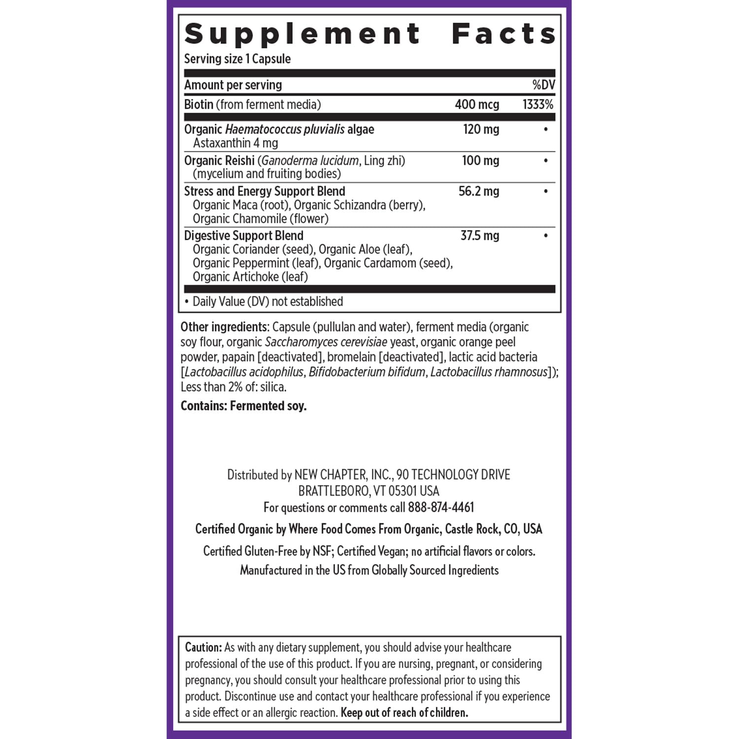 Biotin Hair Skin Nails Vitamins Astaxanthin 60 Count