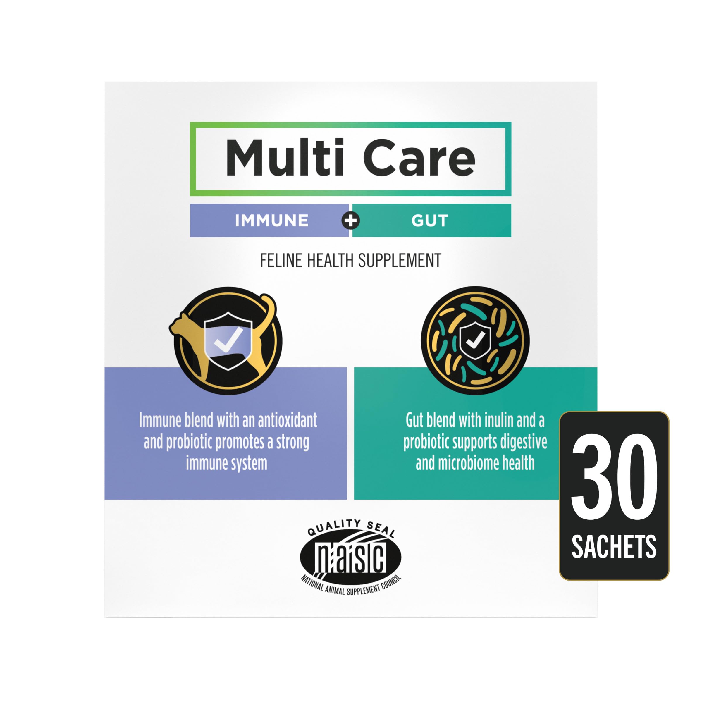 Daily Probiotic & Immune Support Supplement for Cats – 30ct