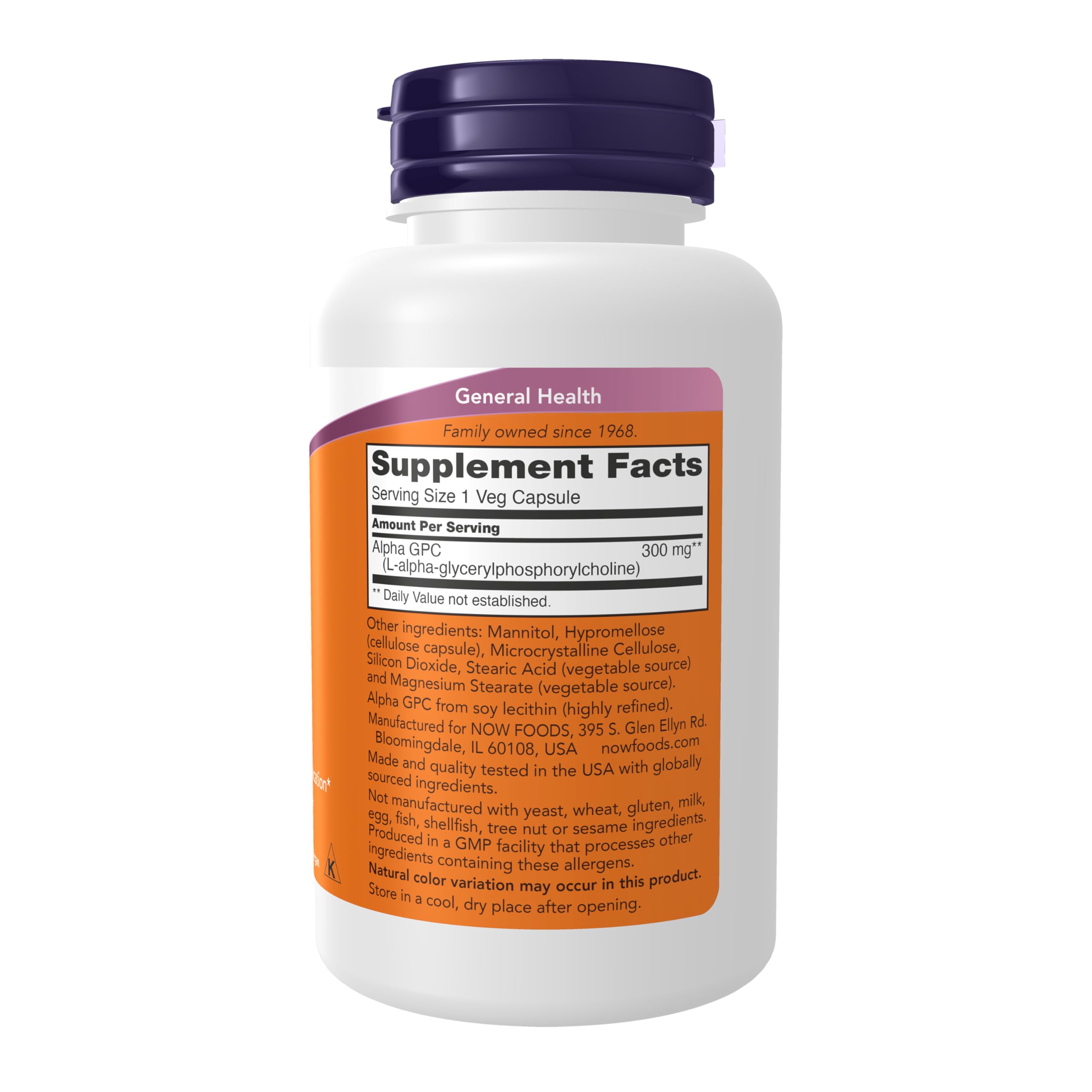 Alpha GPC 300mg Capsules for Memory, Focus & Cognitive Support