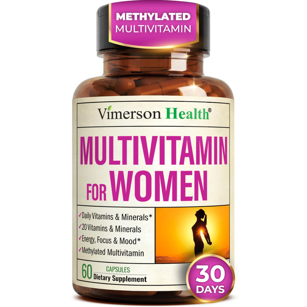 Women’s Multivitamin Methylated Chelated Energy Support 60 Capsules