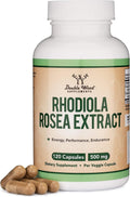 Rhodiola Rosea 500mg Capsules for Stress, Energy & Performance Support
