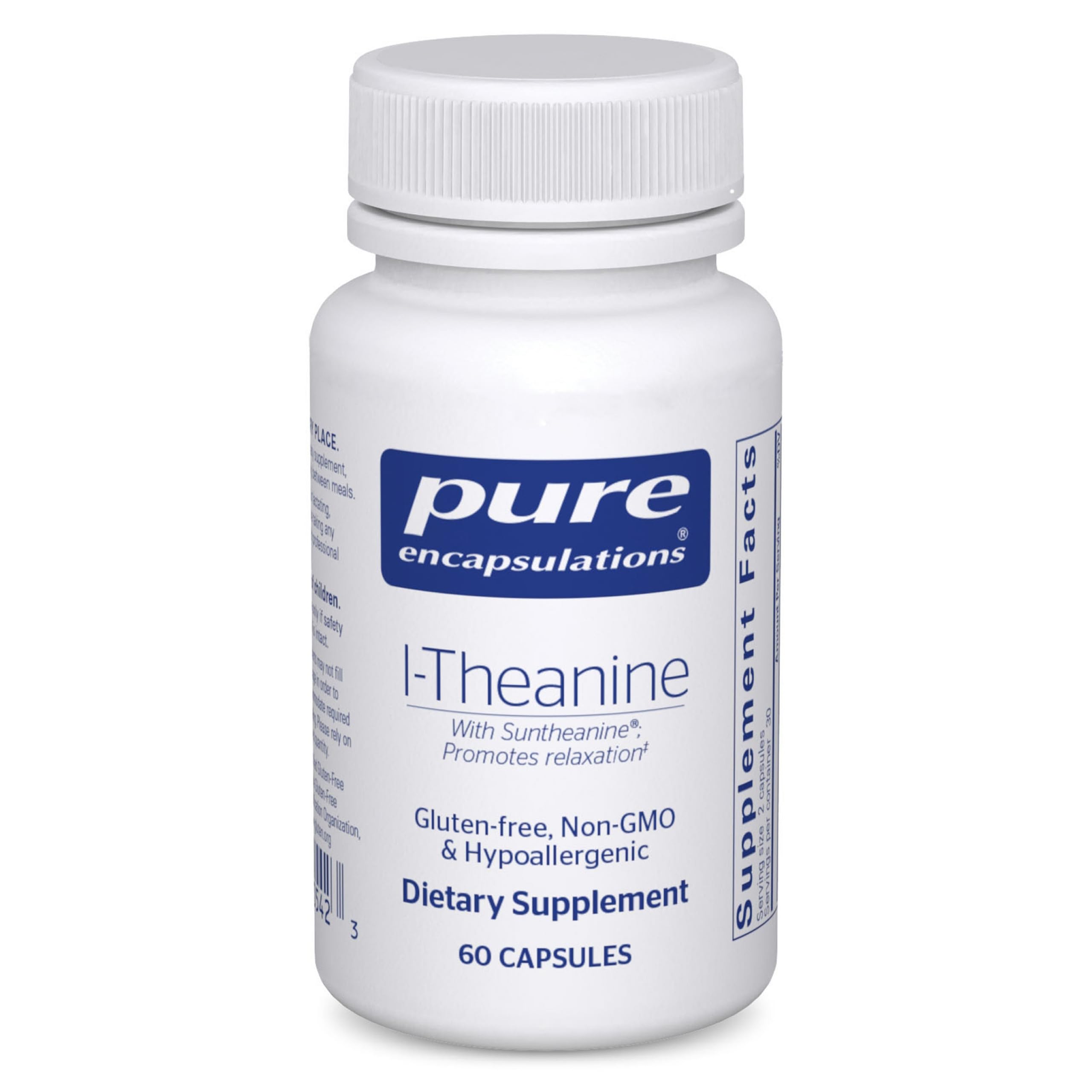 L-Theanine Capsules – Stress & Relaxation Support, 60 Caps