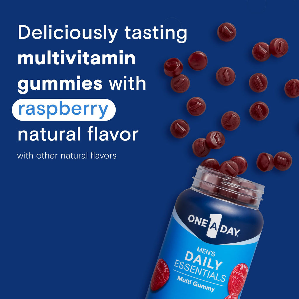 Men’s Multivitamin Gummies Daily Essentials Zinc 120 Count