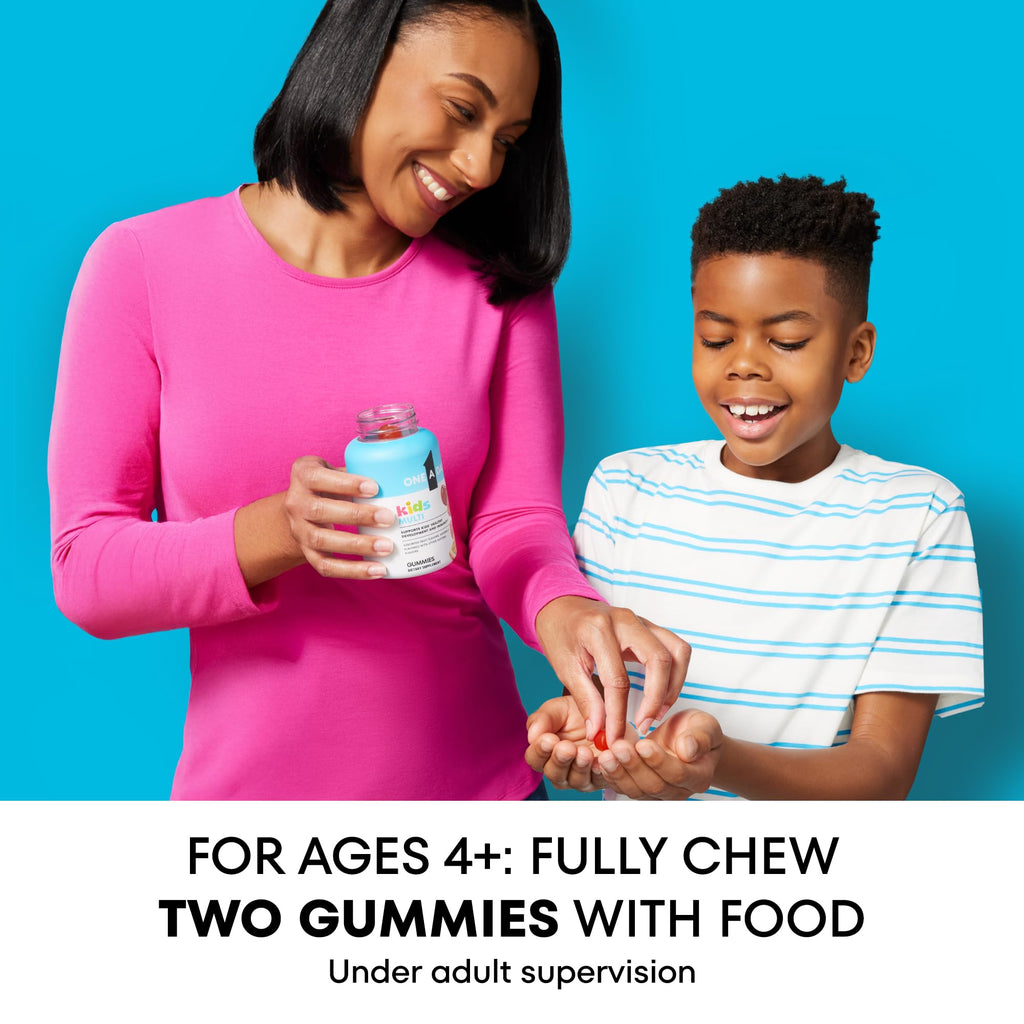 Kids Multivitamin Gummies Immune Support Vitamin C D Zinc 60 Count