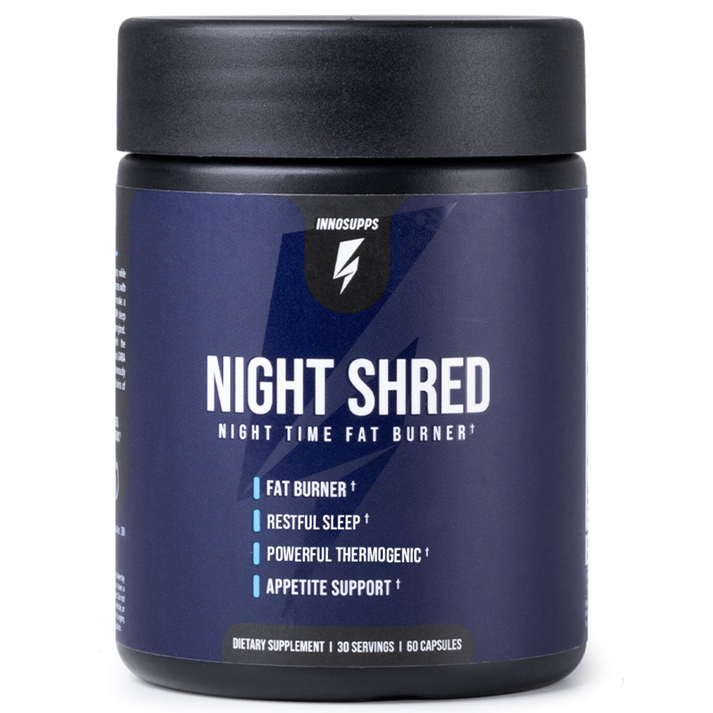 Night Fat Burner & Sleep Support with 5-HTP, Melatonin 60 Caps