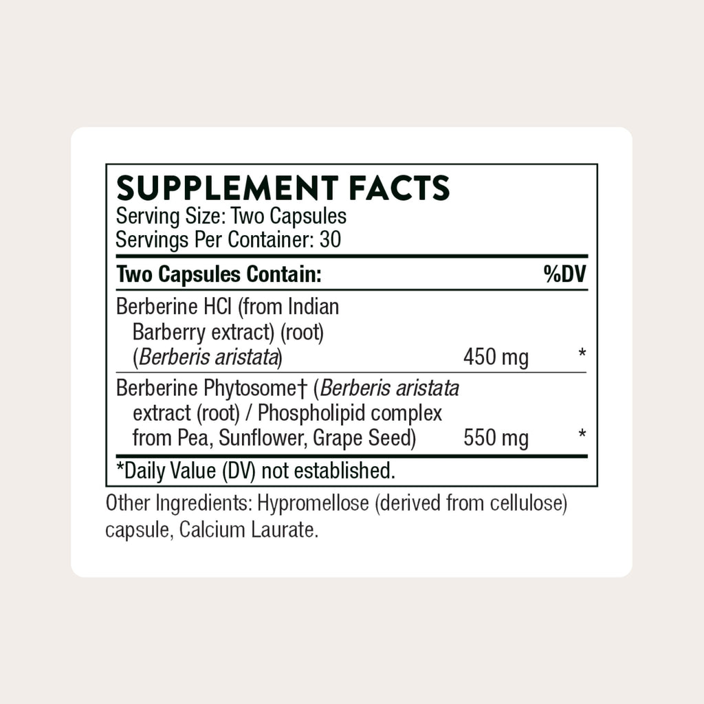 Berberine Supplement – Metabolic & Heart Support, 30 Servings