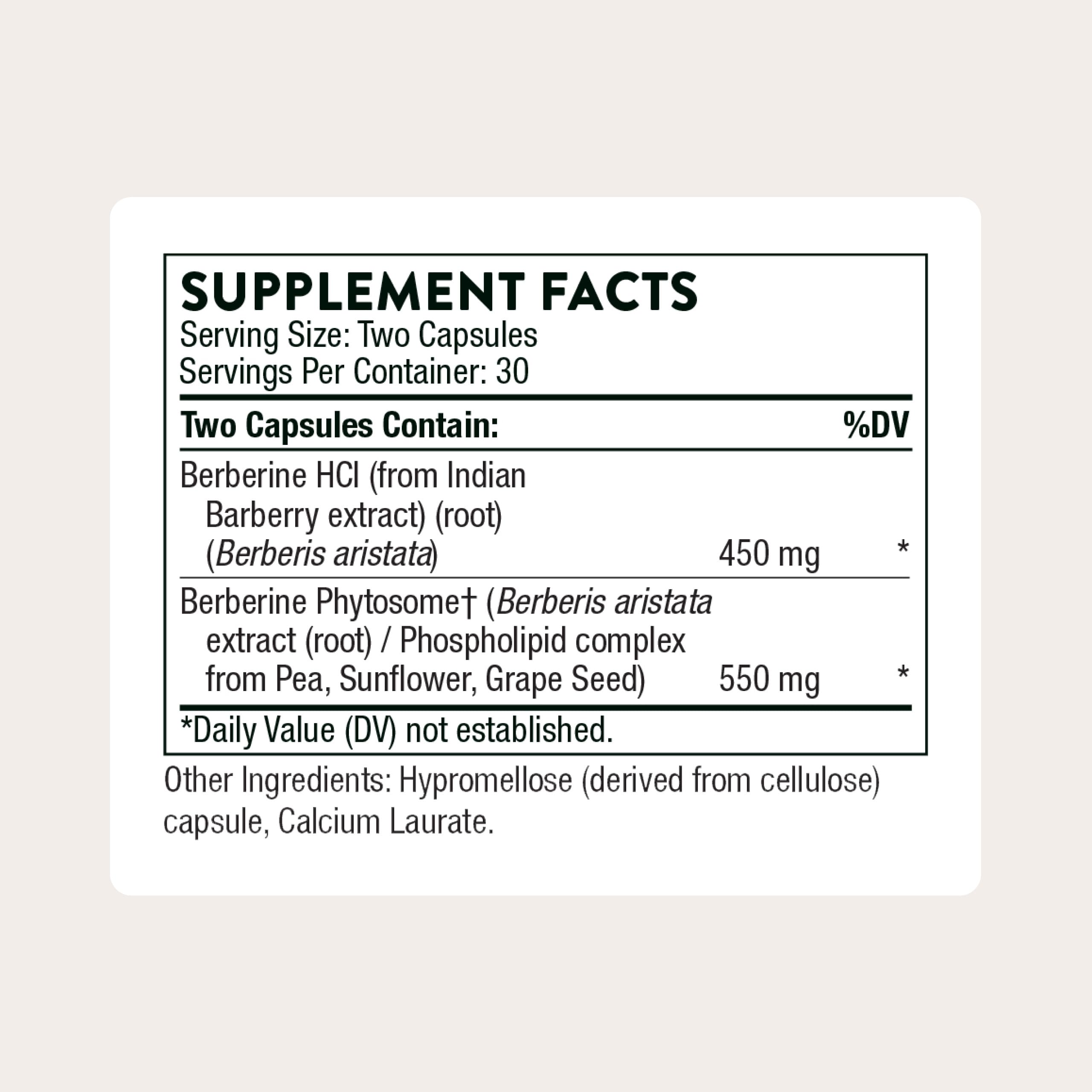 Berberine Supplement – Metabolic & Heart Support, 30 Servings