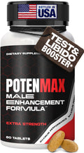 Male Libido Booster Supplement – Stamina & Performance, 60 Ct