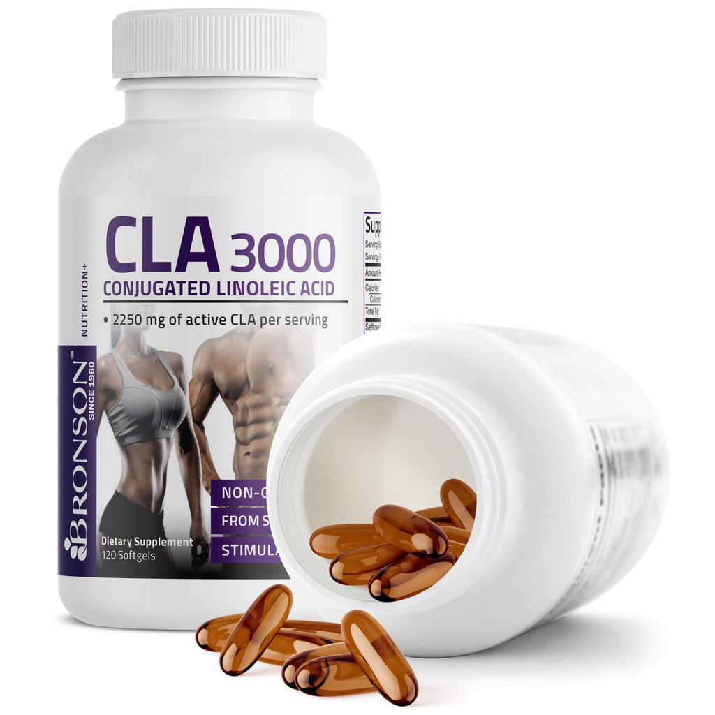 CLA 3000mg Softgels for Weight Management & Lean Muscle Support 120 Ct