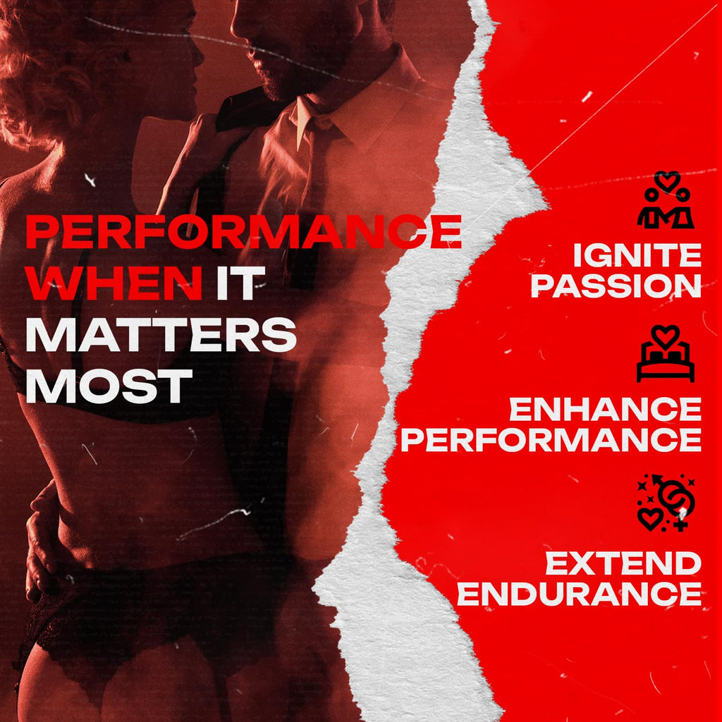 Male Libido Booster Supplement – Stamina & Performance, 60 Ct