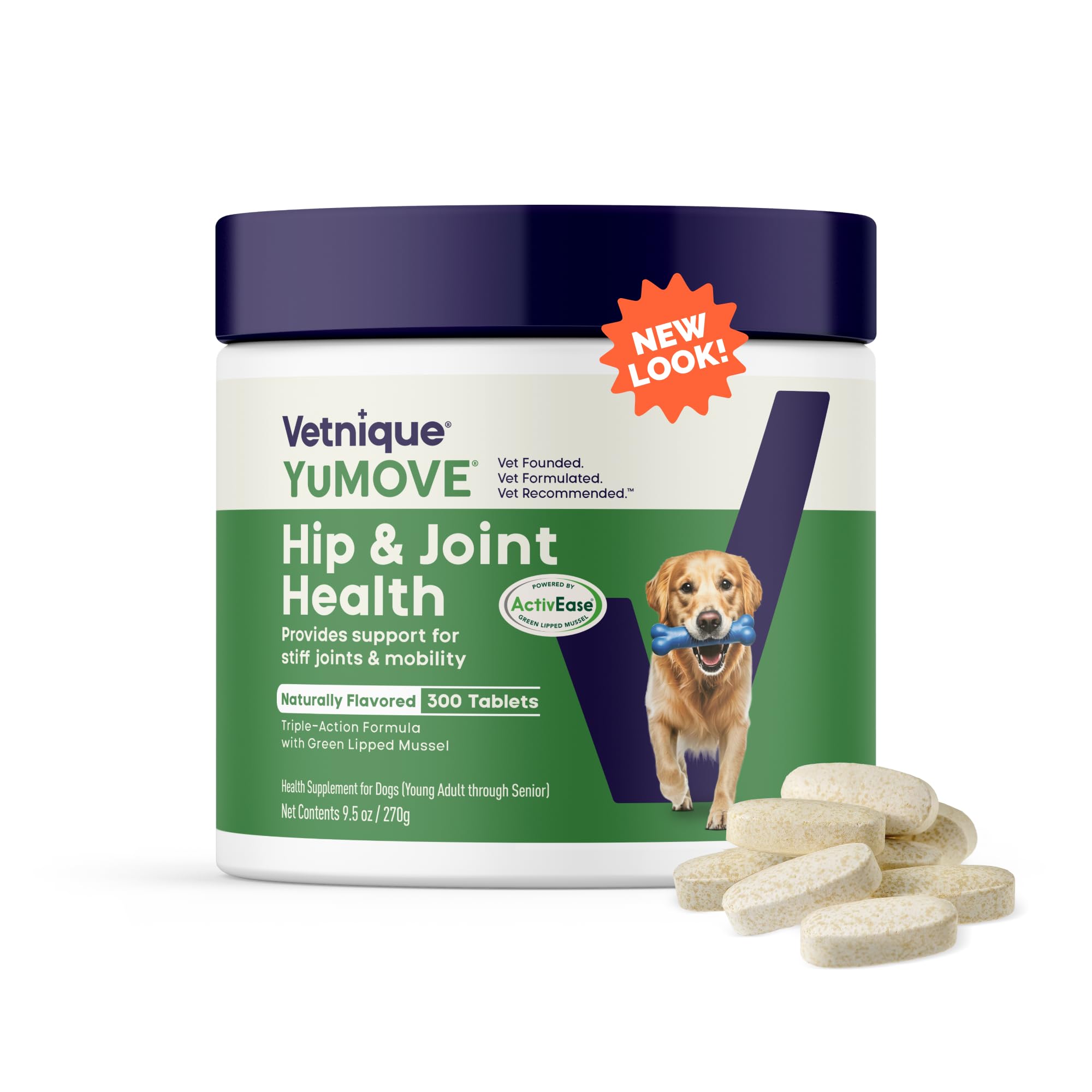 Glucosamine Hip & Joint Chews for Dogs – 300ct