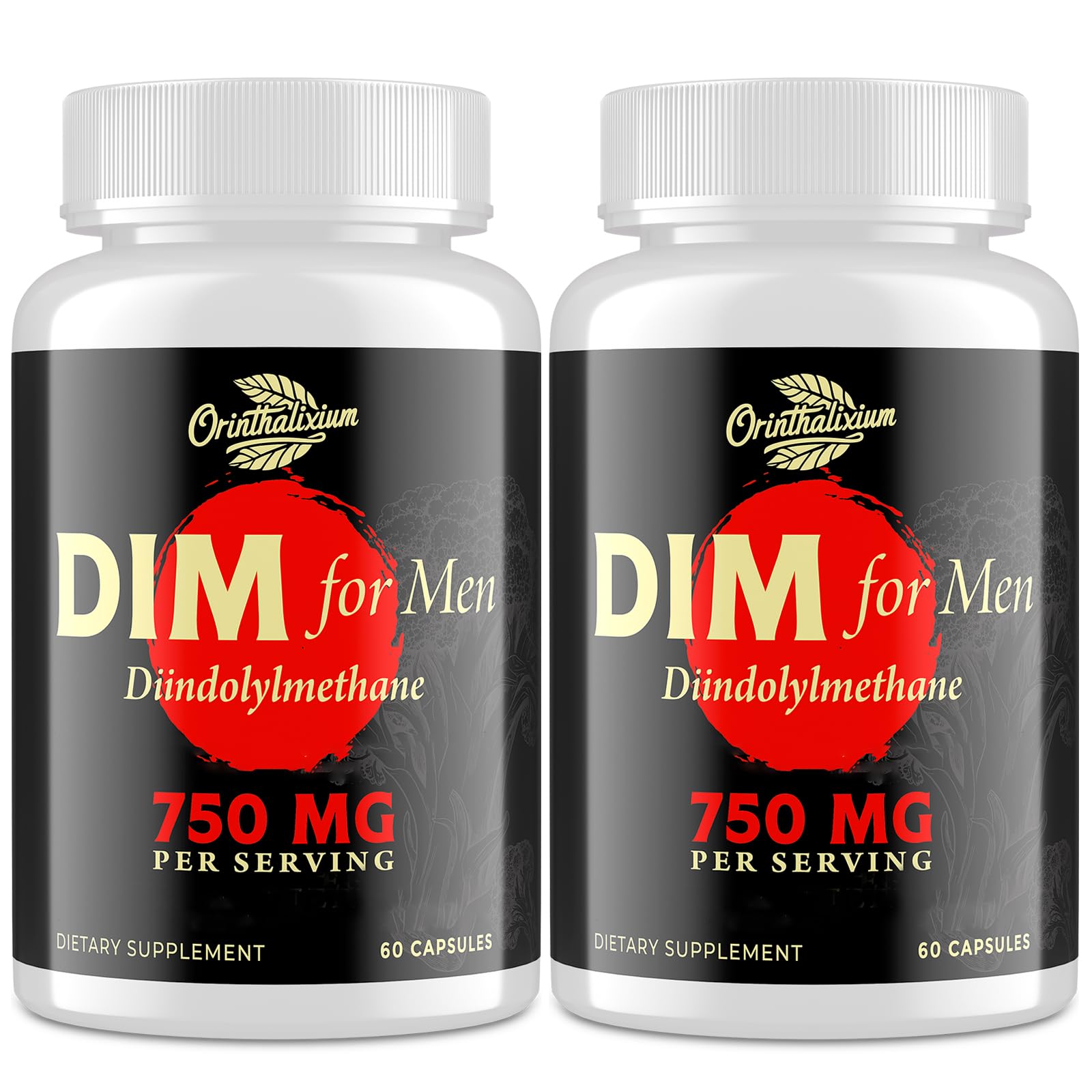 DIM 750 mg for Men – Estrogen Balance & Vitality Support, 120 Ct