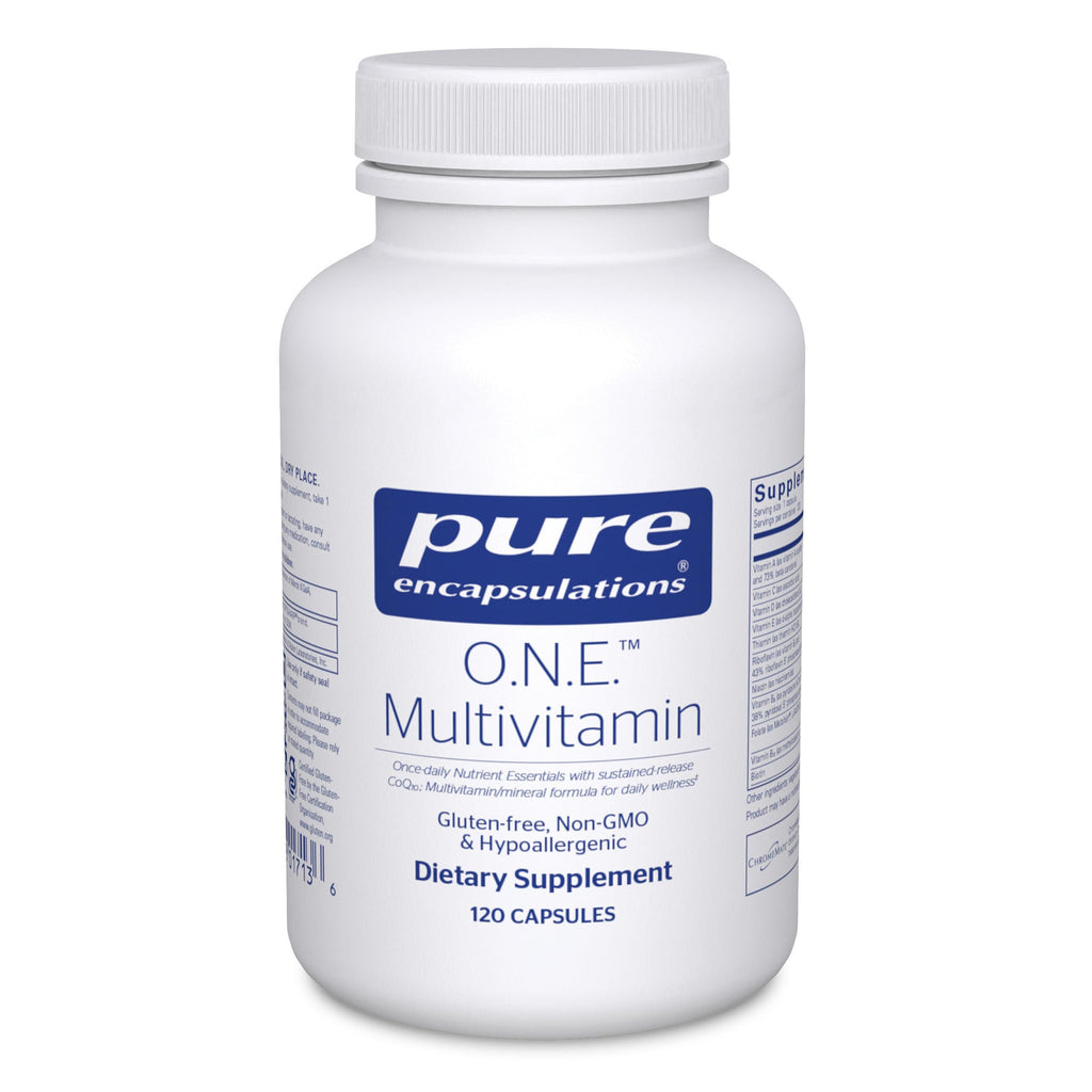 Once Daily Multivitamin – CoQ10, Lutein, Metafolin, Vision & Cognitive Support, 120 Capsules