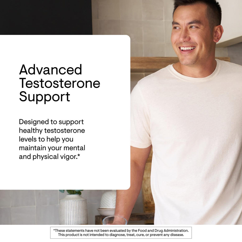 Testosterone Support Supplement for Men – Energy & Muscle Support, 30 Servings