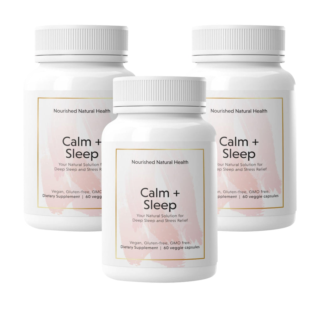 Calm & Sleep Support Capsules for Stress Relief with Ashwagandha & Magnesium
