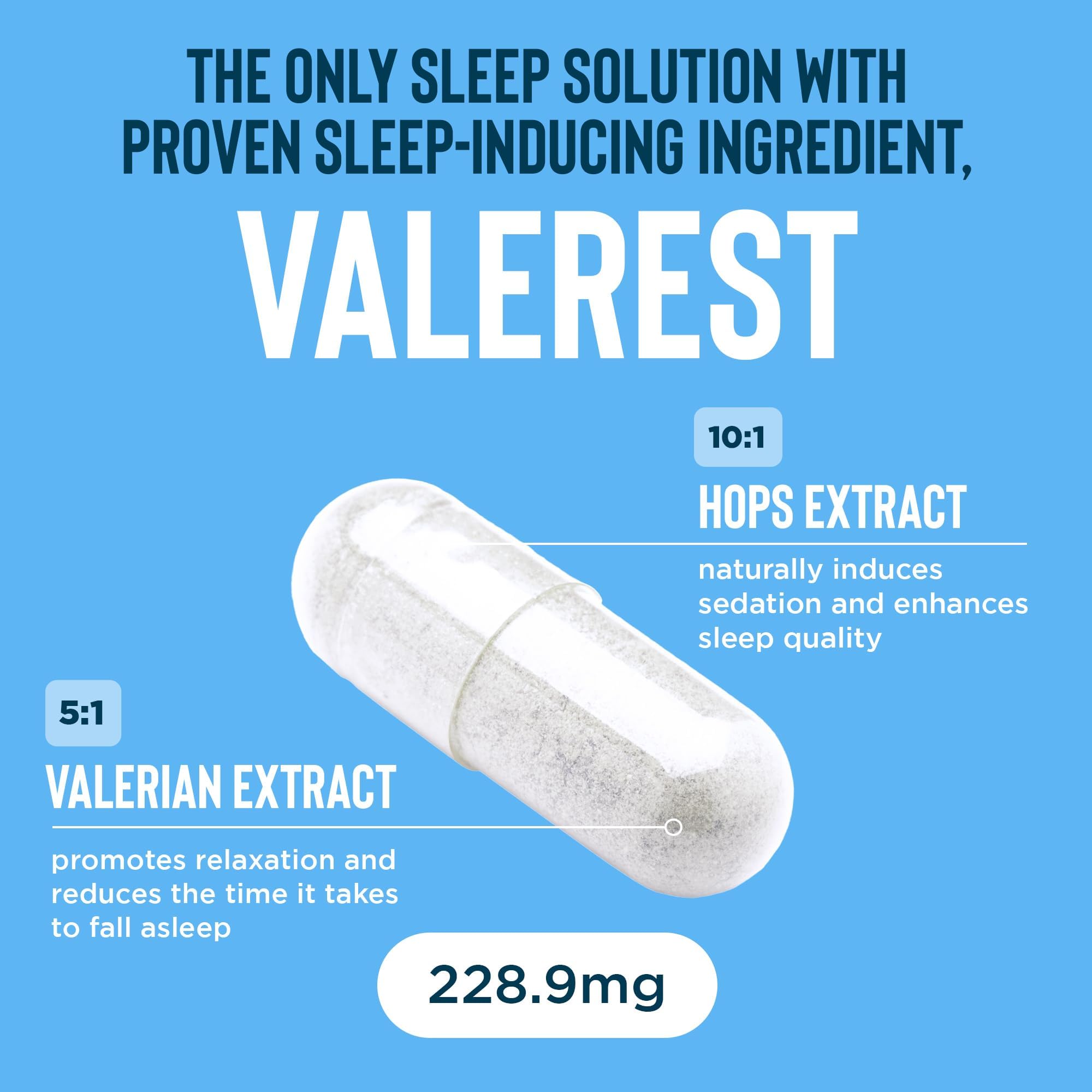 Melatonin 5mg Sleep Aid with Magnesium & Ashwagandha – 60 Caps