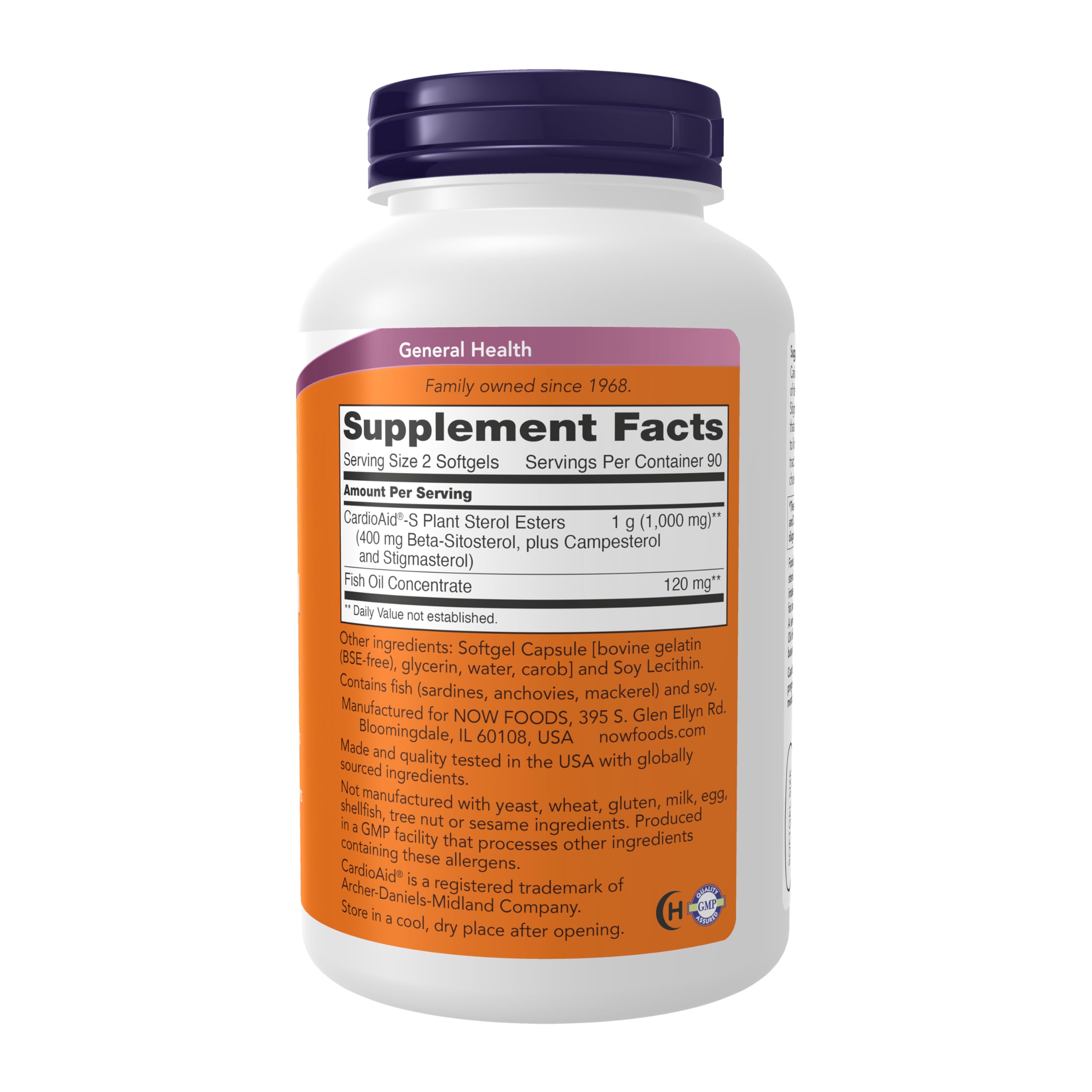 Plant Sterols Beta-Sitosterol Softgels for Cholesterol & Heart Support 180 Ct