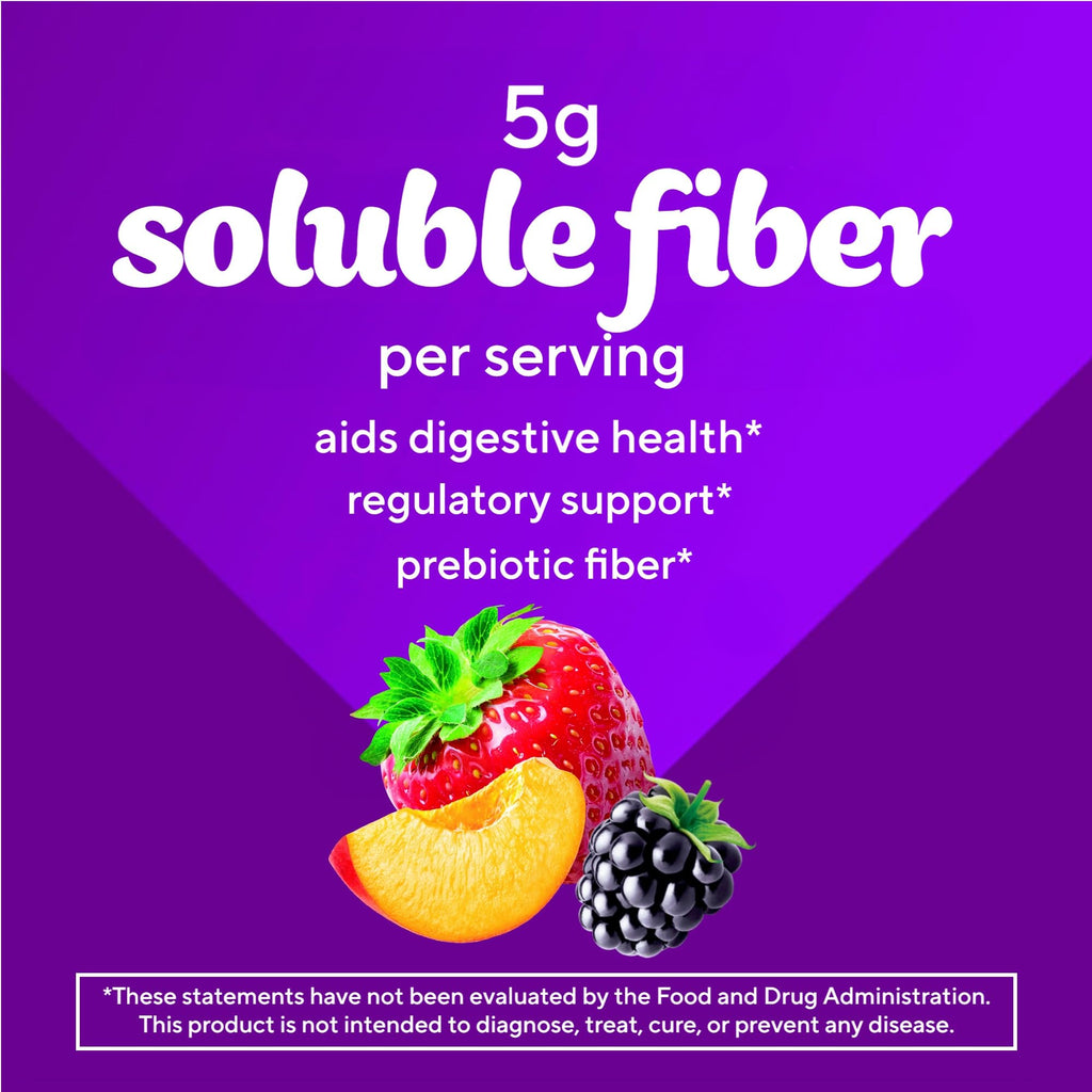 Fiber Gummies with Prebiotics – Digestive Support, 90 Count