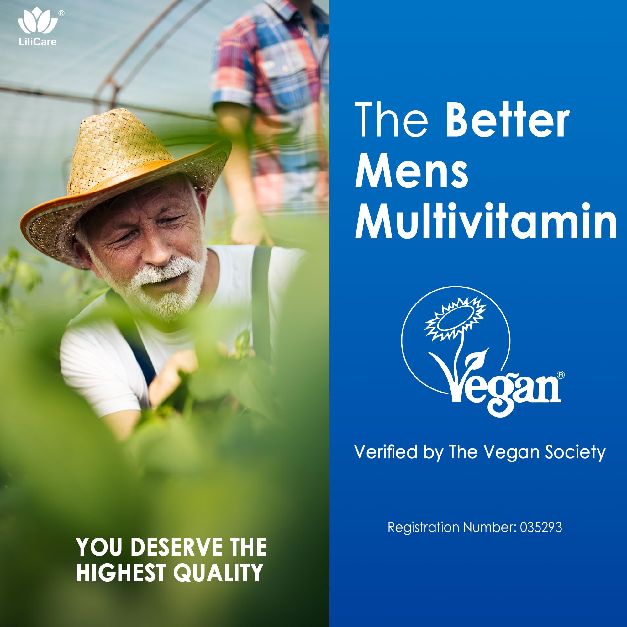 Men's Multivitamin Gummies – B Complex, Omega 3, Probiotic, Sugar Free, 60ct