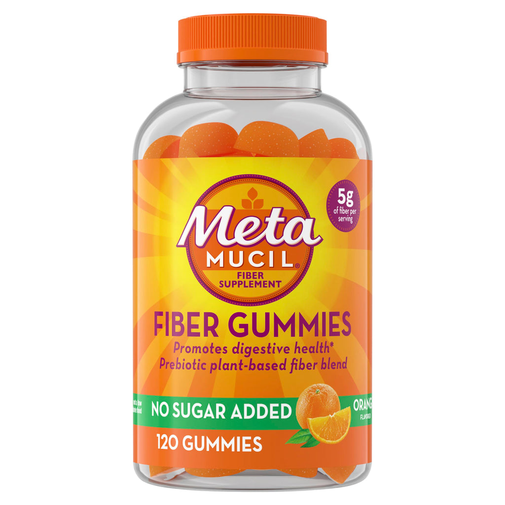 Prebiotic Fiber Gummies 5g – Sugar-Free Digestive Support, 120 Count