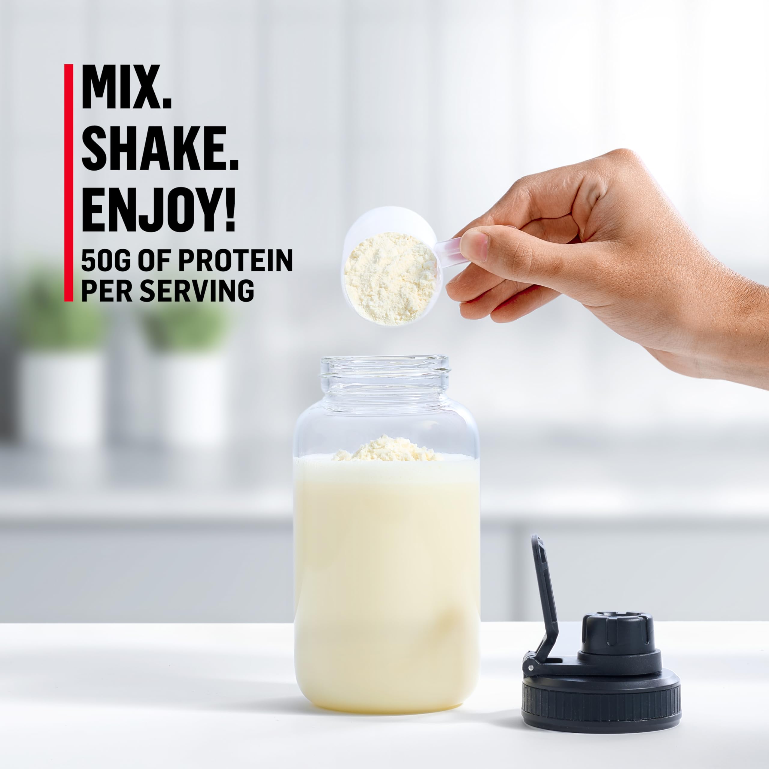 High Protein Powder Vanilla 50g Protein Low Sugar 5 lb