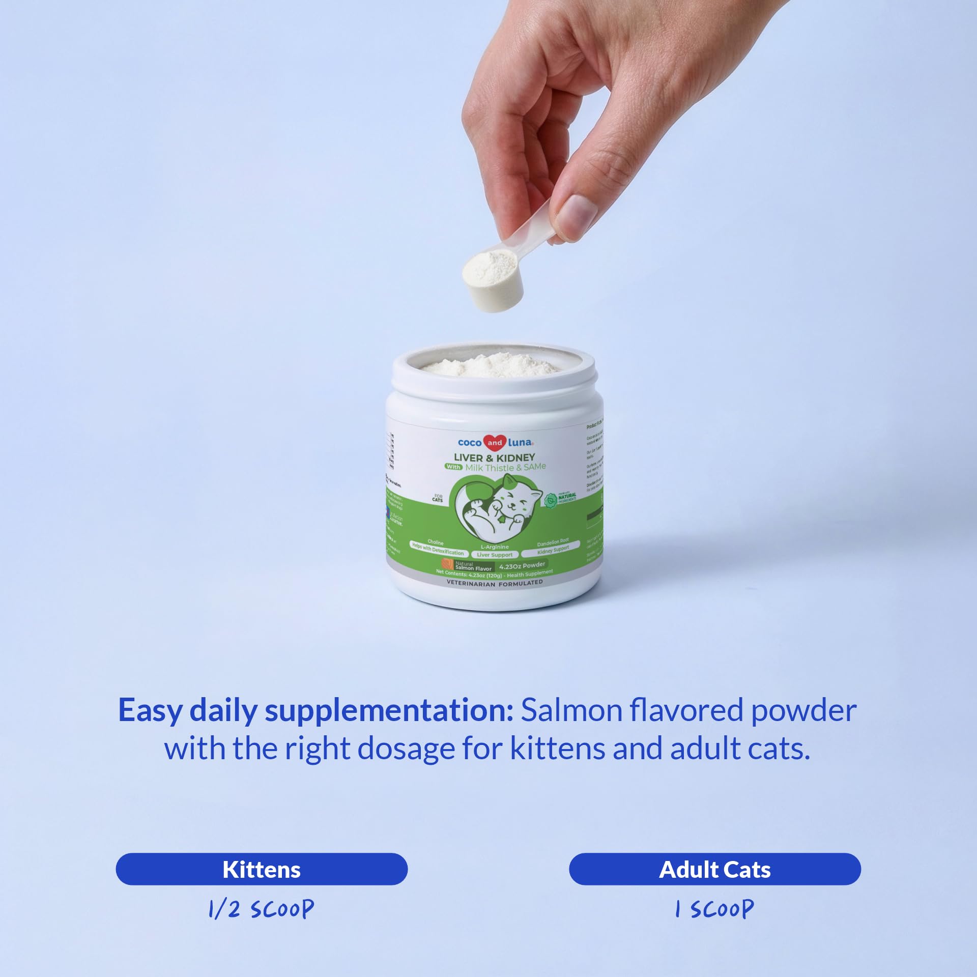 Milk Thistle Liver & Kidney Support Powder for Cats