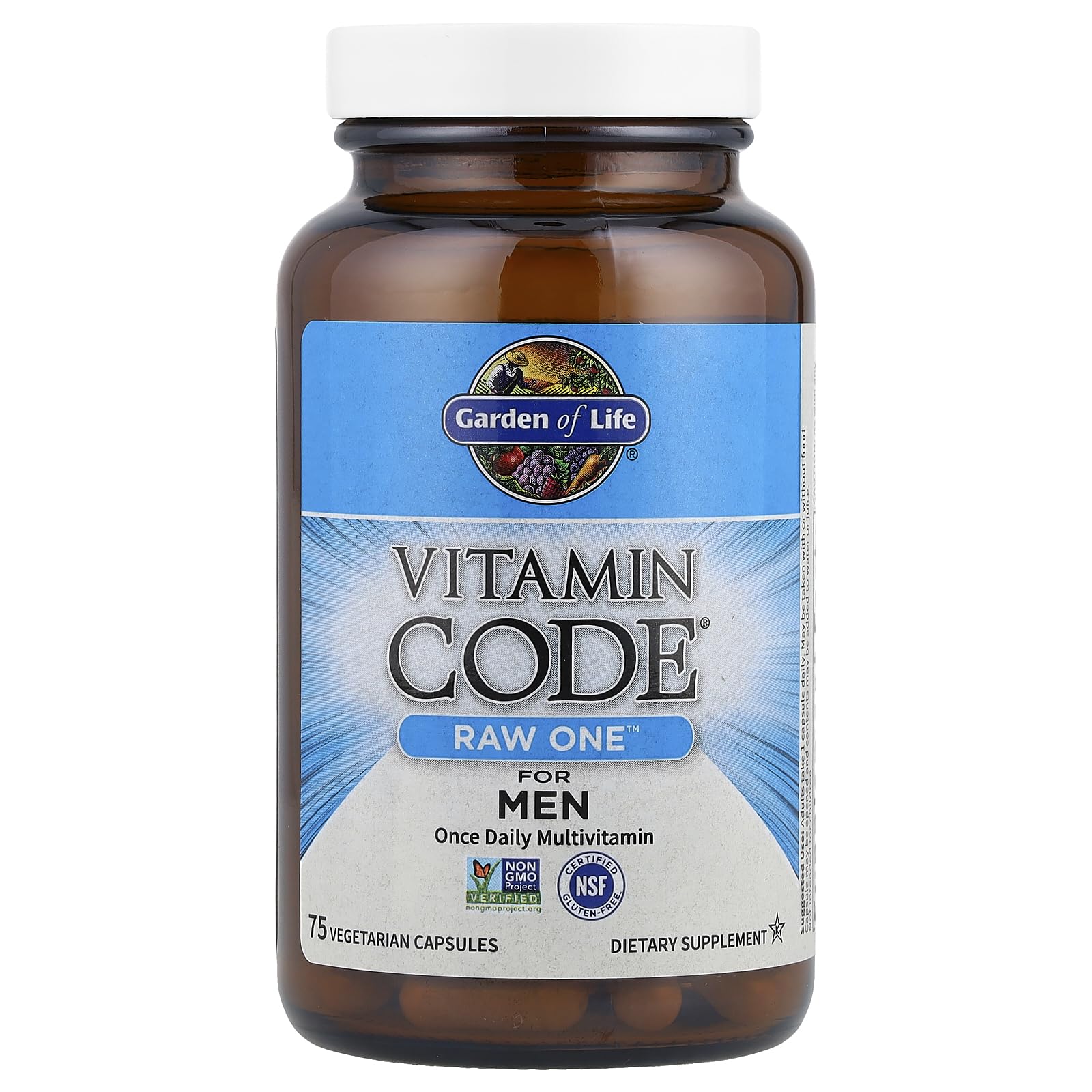 Men’s Daily Multivitamin with Probiotics & Whole Foods (75 Ct)