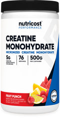 Fruit Punch Creatine Monohydrate Powder 500g