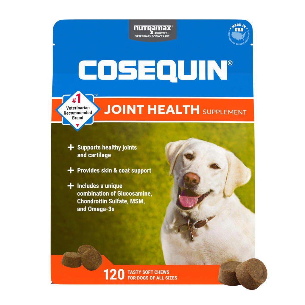 Joint Soft Chews for Dogs – Glucosamine, Chondroitin & MSM 120ct