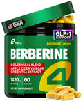 Berberine Supplement with Green Tea & ACV – Metabolic Support, 60