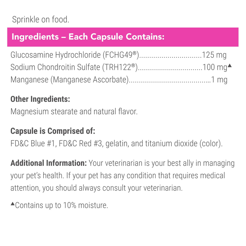 Joint Sprinkle Capsules for Cats – Glucosamine & Chondroitin 30ct